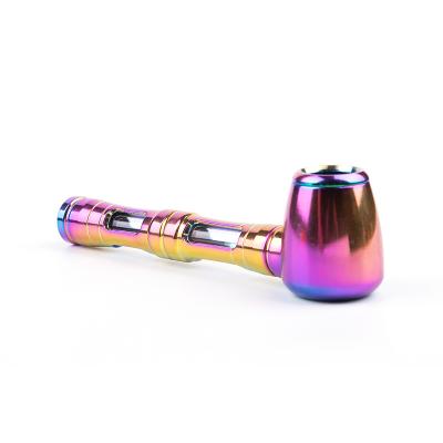 China Stylish Metal Women Shine Metal Smoking Pipe for sale