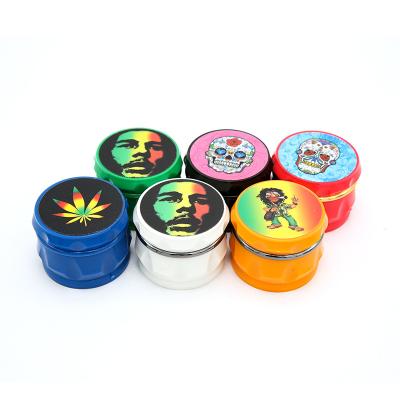 China 2021 TobaccSpice Herb Grinder Container Gold Plastic Teeth ABS Plastic Grinder For Weed Herb Smoking for sale