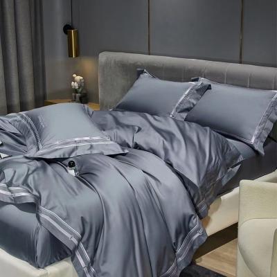 China Factory supply anti-static hot selling 100% cotton sateen bedding set cotton hotel linens cotton sateen fabric for sale