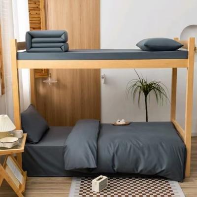 China Cheap Anti-static Factory Bedsheet Cotton Hotel Design 100% Fitted Bedding Set Plain Cotton Fabric For Home Hotel for sale