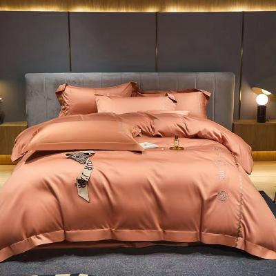 China Best Supply 100% Natural Comfortable High Quality Anti-static Cotton Luxury Hotel Bedding Professional Linen Set For Bedroom for sale