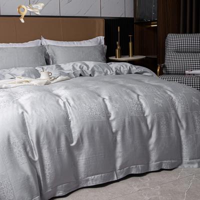 China Nondisposable Warm Quality Microfiber Bedding Set Comforter Sets Luxury Bedding Four-Piece Set On Bed for sale