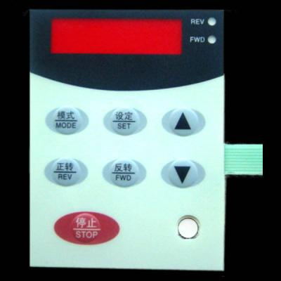 China White Tactile Flat Flexible Backlit Membrane Switch PET / PC With Touch Panel for sale