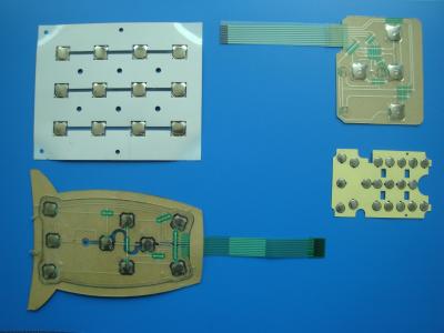 China Light Weight Flexible PCB Printed Circuit Board 0.08mm With Cover Film for sale