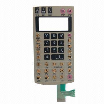 China Keyboard Metal Dome Membrane Switch Panel for sale