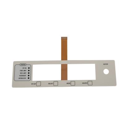 China Flexible Keypad Membrane Switch Panel Copper Circuit With Metal Dome for sale