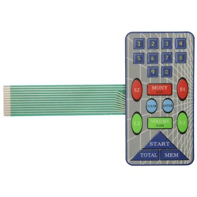 China Silicone Rubber Membrane Switch Overlay for sale