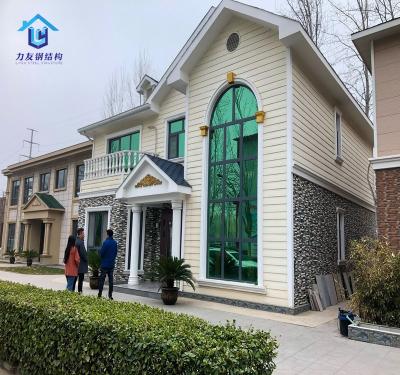 China Industrial Steel Structure Villa Prefab Building Integrated Light Steel House House for sale