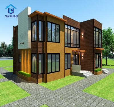 China Cheap Victorian Prefab Light Gauge Steel Structure Frame Prefab Modular Luxury Villa Building Rooms For Sale for sale