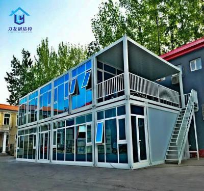 China Victorian Modern Style Steel Frame Houses Tiny Prefab House for sale