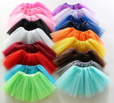 China Wholesale Anti-wrinkle solid color baby girl fashion waist short skirt children girls ballet tutu clothing kids elastic shorts skirts for sale