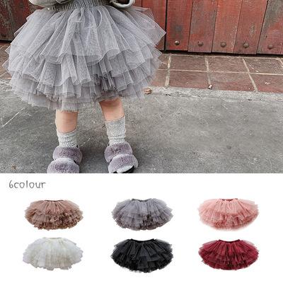 China mysweeby recently buy Anti-wrinkle wholesale bulk tutu skirts summer layered girls skirt kids princess solid color design skirts for sale