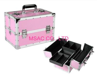 China Beauty Boxes/ABS Beauty Cases/ Hair Dressing Cases /Pink Beauty Cases/Makeup Cases for sale