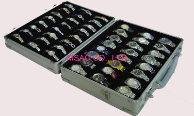 China Aluminum Watch Cases/Watch Carrying Cases/Watch Boxes/ABS Watch Cases/ 48 pcs Watch Cases for sale