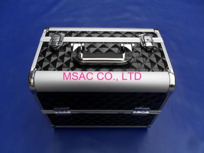 China Aluminum Cosmetic Cases/Aluminum Beauty Cases/Cosmetic Cases/Black Diamond Cosmetic Cases for sale