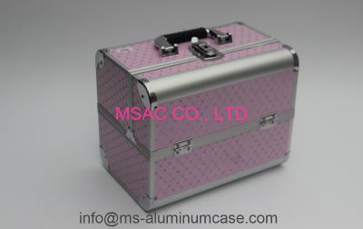 China Aluminum Cosmetic Cases/ Cosmetic Train Cases for sale