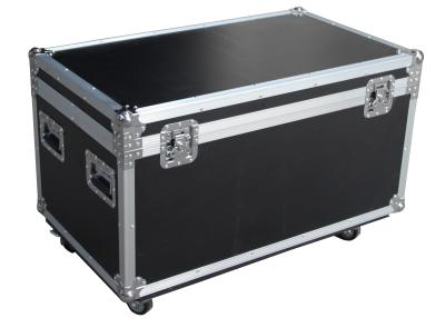 China Black Flight Case For Carrying Equipment With Wheels for sale