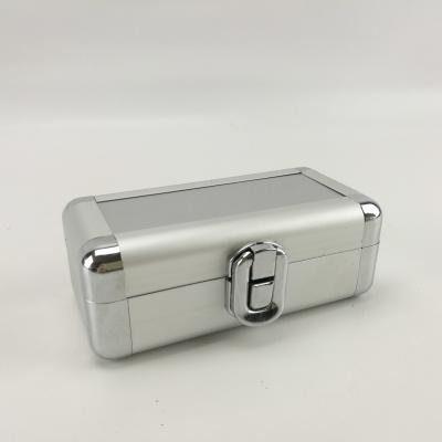 China Small silver empty aluminum hard case for sale