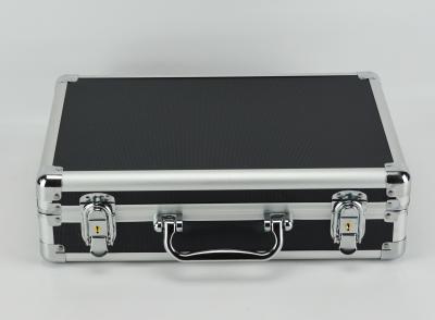 China Black Professional Aluminum Tool Case For Carrying Tool Separated Lining for sale