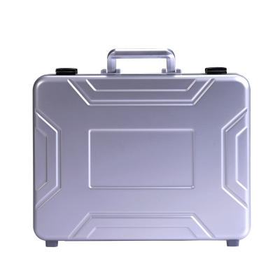 China MS-M-05 Anodize Blue Aluminum Attache Briefcase For Sale Aluminum Model Case Aluminum Alloy Carry Case for sale