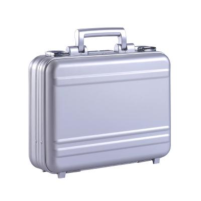 China MS-M-01 S Anodize Silver Aluminum Briefcase Aluminum Attache Tool Case for sale