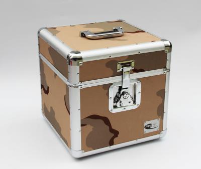 China Camouflage ABS carrying case aluminum storage box total empty interior for sale