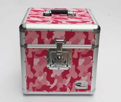 China Aluminum storage box multiple color ABS aluminum carrying case with large handle and lock for sale