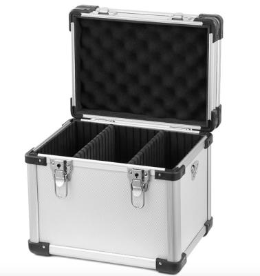 China Portable aluminum carry storage cases with black corner for sale