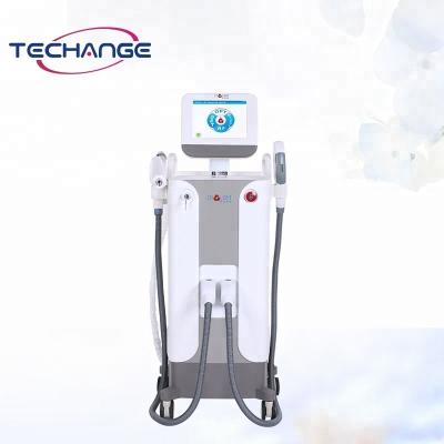 China Hot laser +RF skin yag IPL +nd ware beauty machine lifting acne pigmentation removal GE-N8 for sale