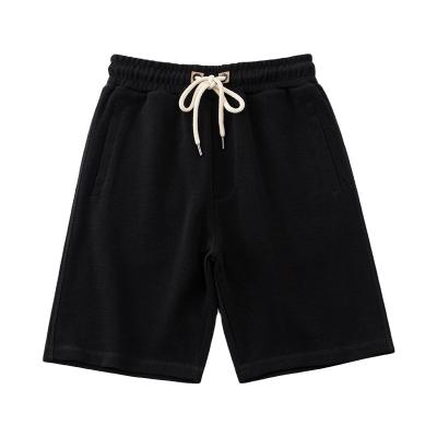 China Leisure Sport Summer Men's Gym Cotton Loose Casual Shorts Solid Color Mens Athlete Shorts Drawstring Pants Custom Viable for sale