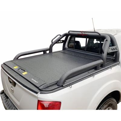 China BESTWYLL AL Manual Tonneau Cover Roll Up Waterproof Retractable Bedspread Pickup Cover For Toyota Tacoma 2015-2019, 5