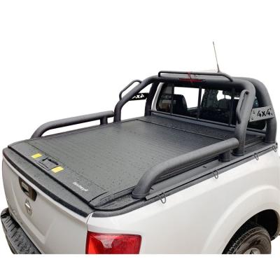 China BESTWYLL Manual Tonneau Cover Roll Up Waterproof Aluminum Retractable Bedspread Pickup Cover For Toyota Hilux Vigo 2005-2014/Revo 2015 for sale