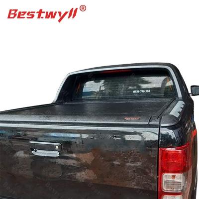 China BESTWYLL Electric Tonneau Cover Waterproof Aluminum Retractable Bed Cover Power Roll Cover For Ford Ranger Wildtrak 2012-2020,2021 for sale