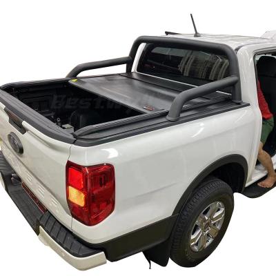 China BESTWYLL Waterproof Custom Tonneau Cover Electric Pickup Truck Bed Tonneau Cover For Ford Ranger 2023 XLT E-K81 for sale