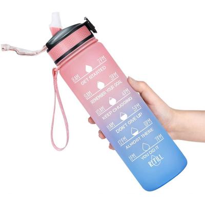 China Reusable plastic time marker juice bottle customized by Unionpromo viable bpa free wholesale suppliers for sale