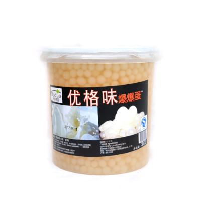 China Hot selling jumping boba milk tea boba product yoghurt flavor jumping boba for sale