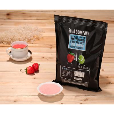 China 2021 Best Selling Dry Fruit Flavor Powder Strawberry Flavor Powder For Bubble Tea for sale