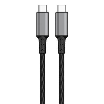 China MP3/MP4 player OEM manufacturer aluminum alloy braided 4K USB3.0 GEN2.010Gbps cable 100w usb c cable for sale