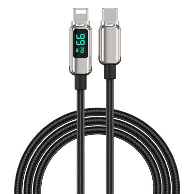 China MP3/MP4 player OEM factory 100W usb 100W zinc alloy cable 2m type c to type c palladium charging usb cable for sale