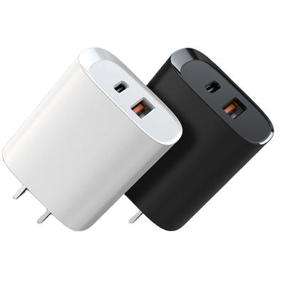 China Portables TC-056 USB-A Port and Type C Fast Charger USB Phone Wall Charger for Smart Phones for sale