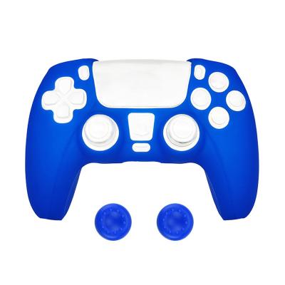 China Waterproof Shockproof In Silicone Running Case PS5 Controller Dust Cover For PS5 Non Slip Dots PS5 Controller Cover for sale