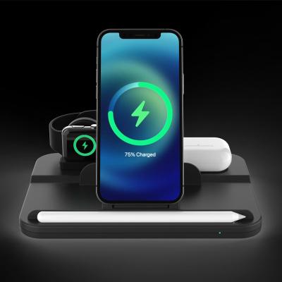 China High Quality FOD 3In1for Iphone Lp-E6 Charging Station 3 Wireless Charger In One for sale