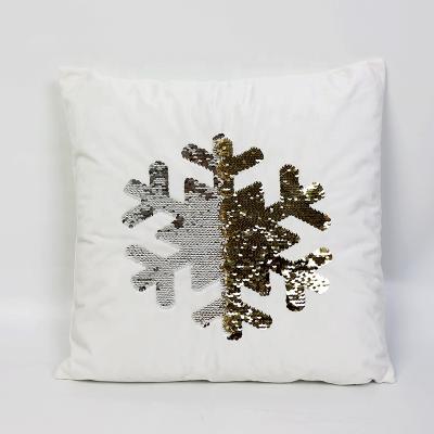 China Custom Admitted Magical Fancy Reversible Anti-Decubitus Sequin Cushion Cover For Home Decorative for sale