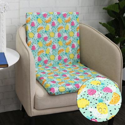 China Waterproof 2PCS/PK Waterproof Seat Pad 100% Polyester Filling 40x40cm Outdoor Cushion For Garden Decoration for sale