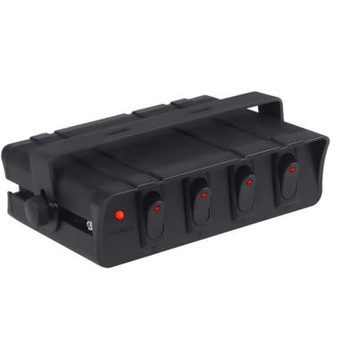 China Electrical Equipment 12v Car Rocker Inverter Panel Box For Lights Auto Automotive Car Marine Boat Truck for sale