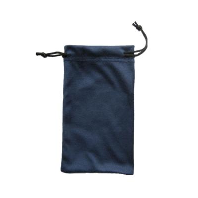 China Navy Blue Color Microfiber Polishing Reusable Filter Mounts For Phones Storage for sale