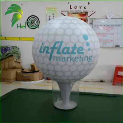 China Wedding Party Decorations Giant Advertising Large Air Golf Ball Model / Inflatable Golf Ball For Promotion Event for sale