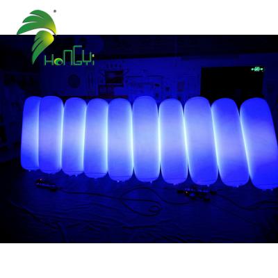 China Wholesale Inflatable Oxford Cloth/PVC Tarpaulin Pillar LED Lighting Custom Inflatable Columns Air Column Bag Inflator For Party for sale