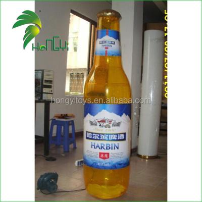 China Oxford cloth or PVC high quality giant cheap inflatable beer bottle / can be custom made beer bottle for advertising for sale