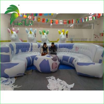 China Chinese style inflatable round sofa, inflatable sofa bed for party, inflatable party sofa for sale